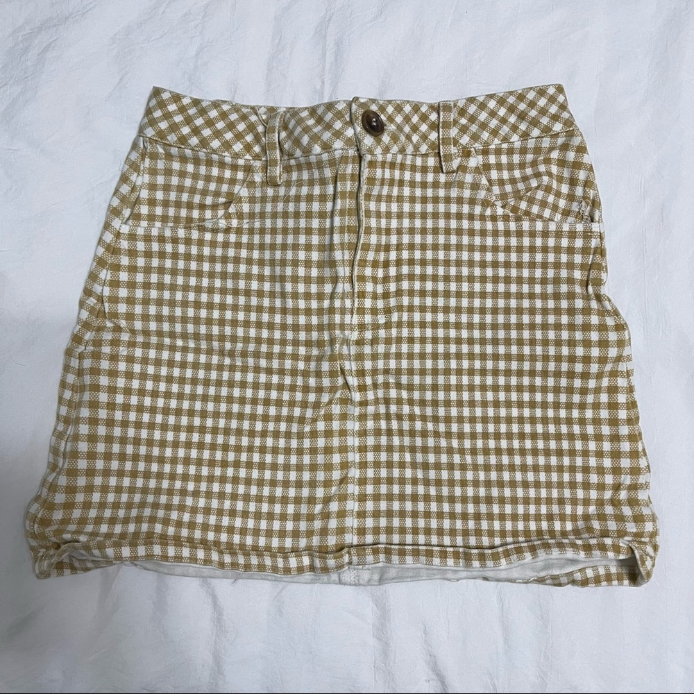 Checkered skirt